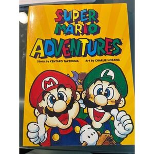 Super Mario Adventures Book Comic Illustrations Collection